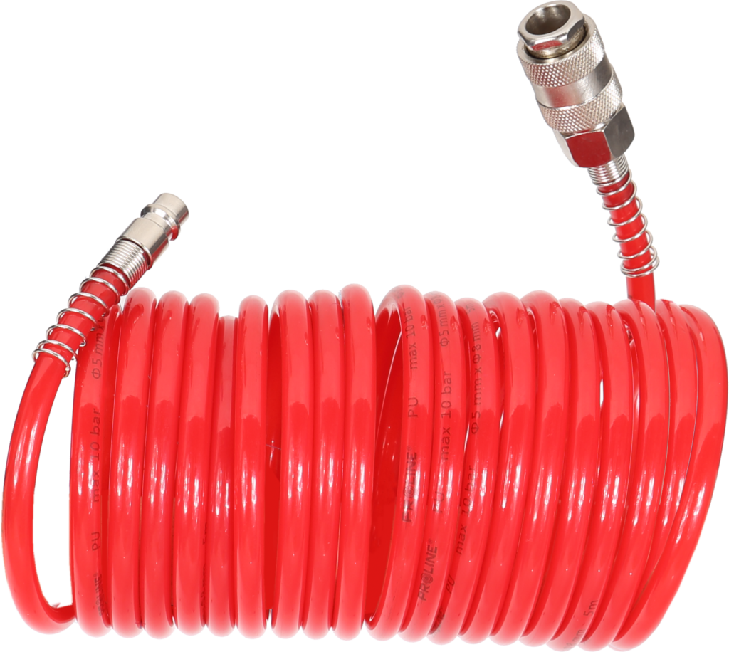 Wąż pneumatyczny spiralny PU 10m 5x8mm 10bar Proline 66351