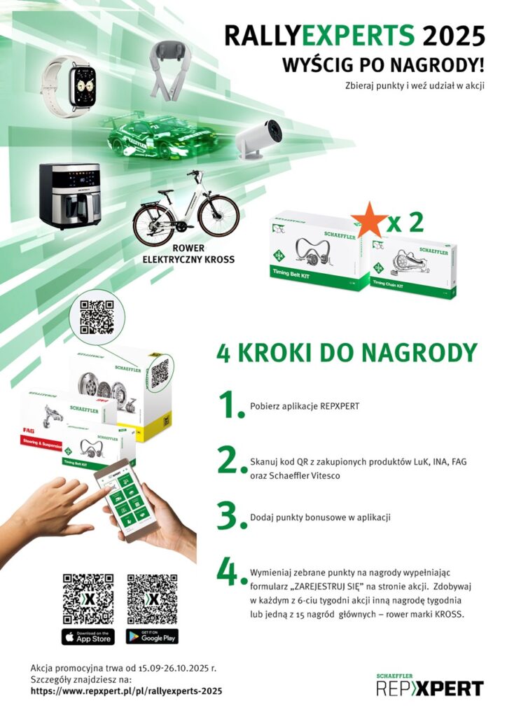 SCHAEFFLER REPXPERT: JESIENNA AKCJA PROMOCYJNA Z MARKĄ INA 