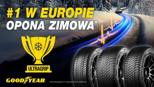 GOODYEAR NUMEREM JEDEN W EUROPIE POD WZGLĘDEM OSIĄGÓW OPON ZIMOWYCH
