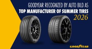 GOODYEAR Z TYTUŁEM NAJLEPSZEGO PRODUCENTA OPON LETNICH