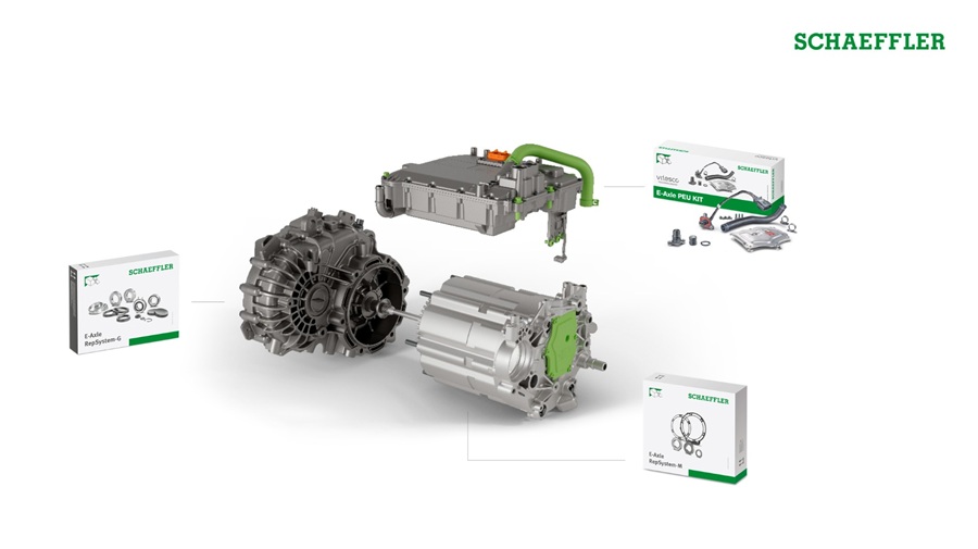 Oferta dla E_osi Schaeffler oferuje zestawy naprawcze dla każdego z trzech podsystemów