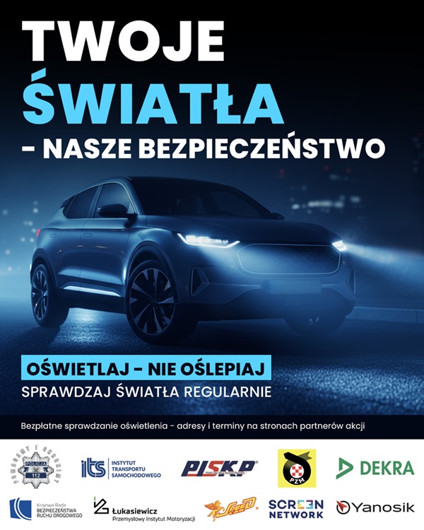 bezpłatne sprawdzenie świateł samochodowych 2026