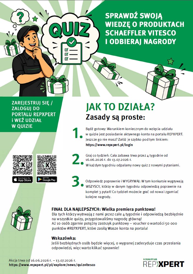 SCHAEFFLER REPXPERT: LETNIA AKCJA PROMOCYJNA W PROGRAMIE LOJALNOŚCIOWYM