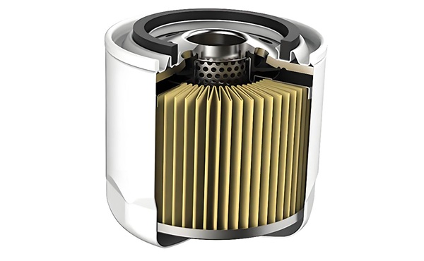 UFI Wewnętrzna struktura nowego filtra oleju